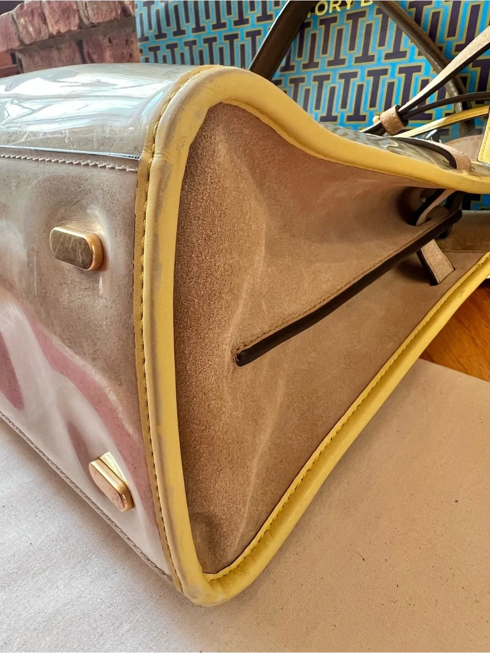 Tory Burch Lee Radziwill Raincoat Double Bag